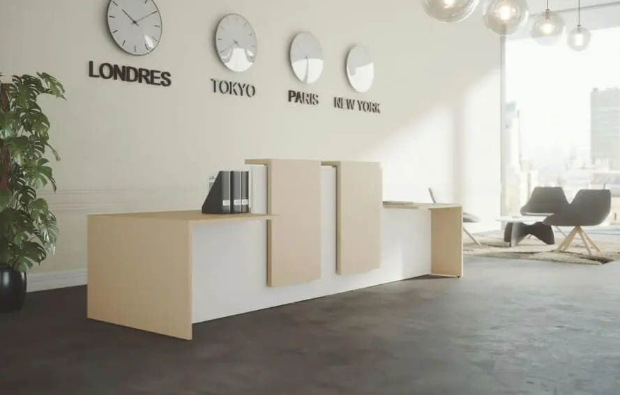 Banque d'accueil moderne et ergonomique pour espaces professionnels_3