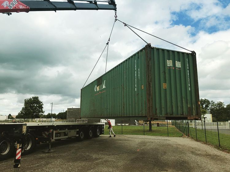 Container maritime 40 pieds High Cube Occasion - Révisé et étanche_0