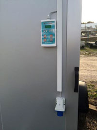 Petite remorque frigorifique Humbaur 3m3 - parois isothermes - groupe frigo 220V - 2m x 1m x 1,5m_3