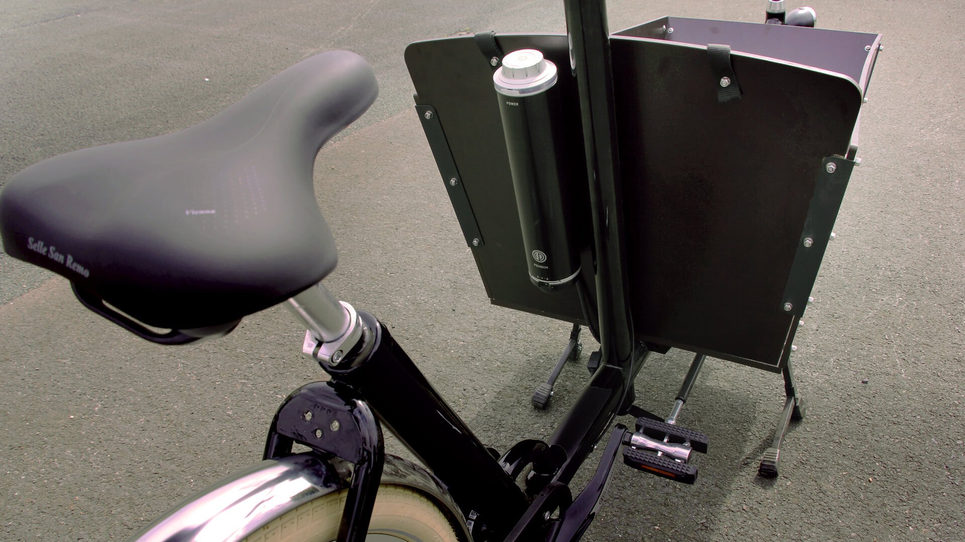 Biporteur AMSTERDAM AIR edrive500 - Vélo cargo électrique avec moteur Pendix 65 Nm_3