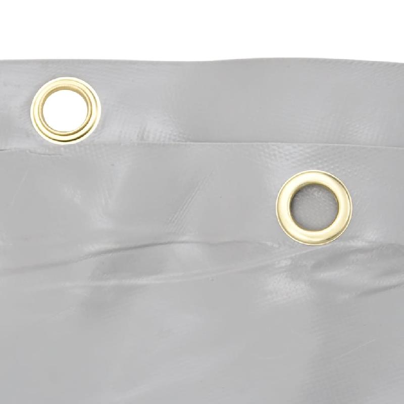 Vidaxl bâche gris ø 5 m 650 g/m² 156210_3