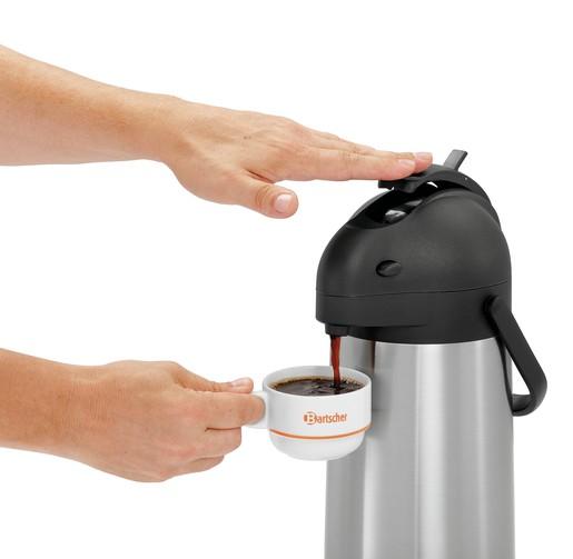 Cafetière thermos à pompe 1,9L-ST 190117 Bartscher_3