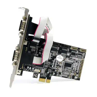 Carte PCI Express avec 4 Ports DB-9 RS232 - Adaptateur PCIe Série - UART 16550_3