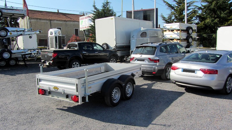 Remorque à 2 essieux freinés - Humbaur HA 2331 - grande qualité de fabrication avec accessoires et équipements variés_3