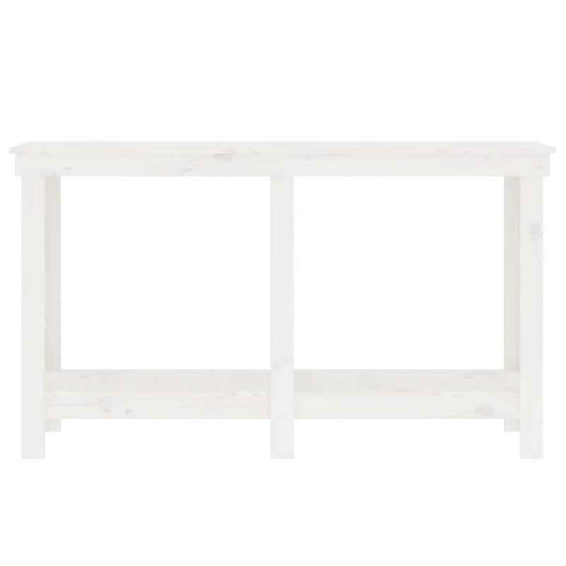 Vidaxl banc de travail blanc 140x50x80 cm bois de pin massif 822507_3
