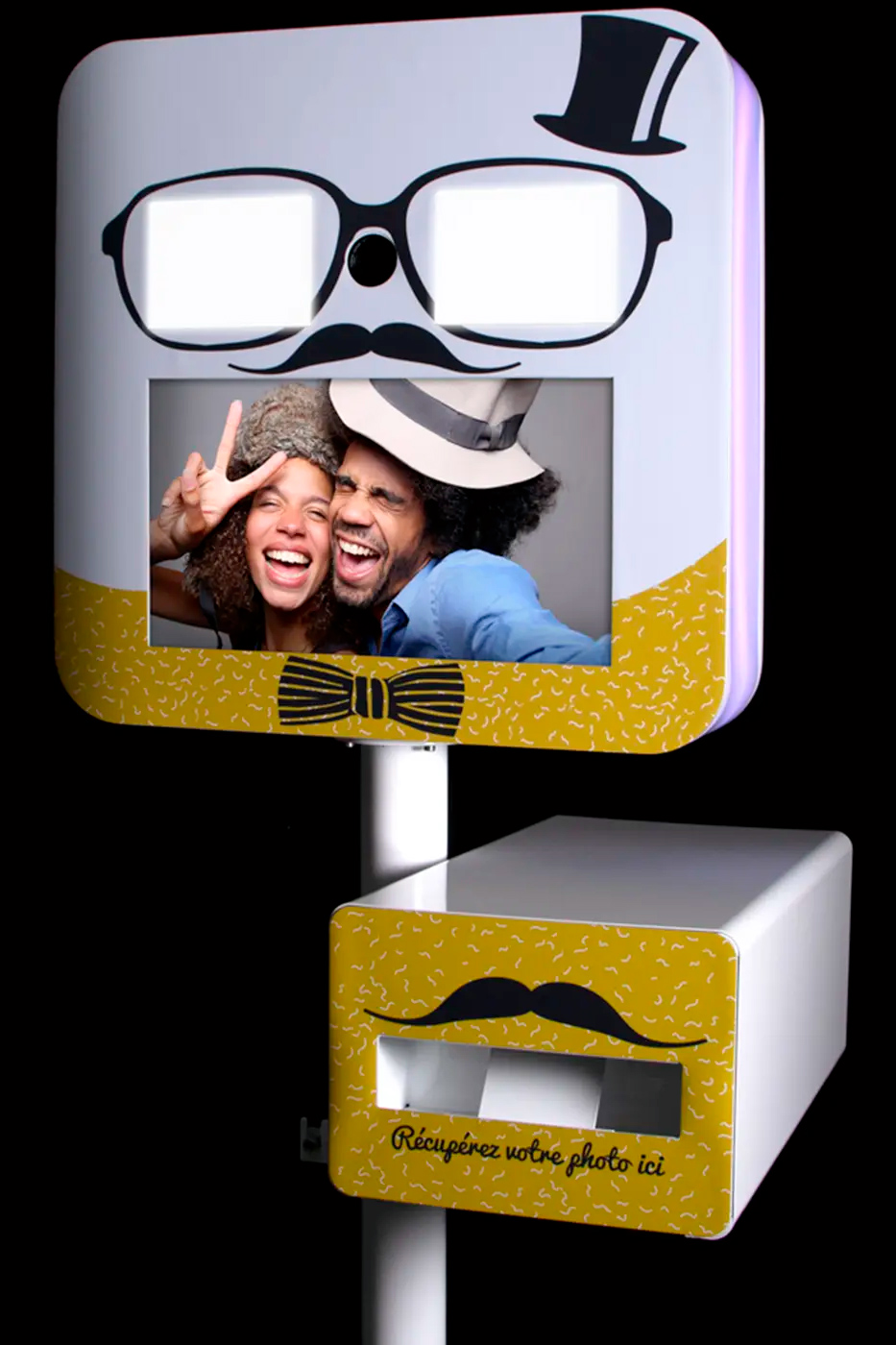 Borne selfie robuste, 100% personnalisable, facile à transporter et à installer - La Selfy_3