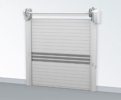 Porte sectionnelle à enroulement avec dispositif anti-effraction - prévue pour des conditions extrêmes_3