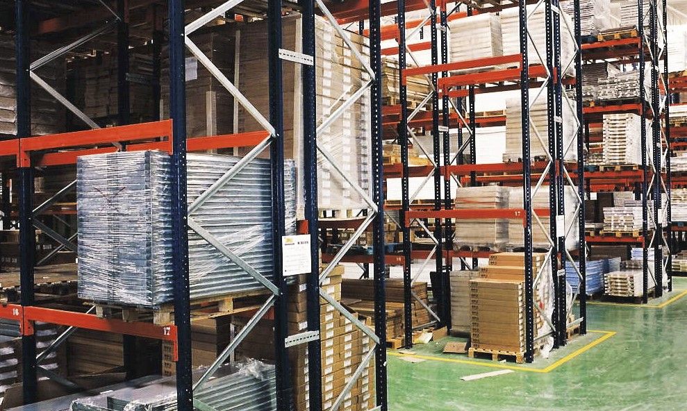 Rayonnage et rack à palette - continental rack france - profondeur standard: 1100 mm_3
