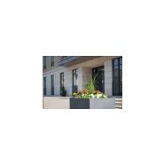 721 - Jardinières rectangulaires ABES - Aluminium avec revêtement en poudre - Hauteur avec pieds : 810 mm_3