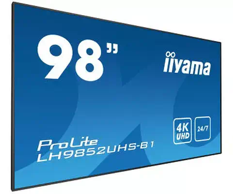 Iiyama LH9852UHS-B1 àÉcran d'affichage dynamique àÉcran plat de signalisation numérique 2,49 m (98