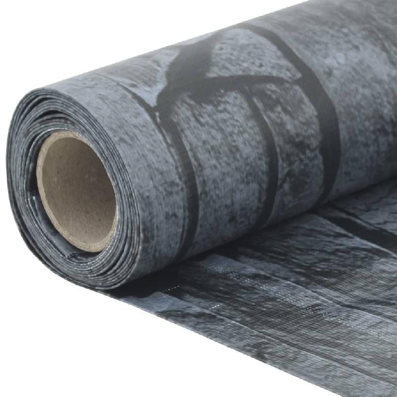 Vidaxl écran d'intimité de jardin aspect pierre de rebord gris pvc 4005471_3
