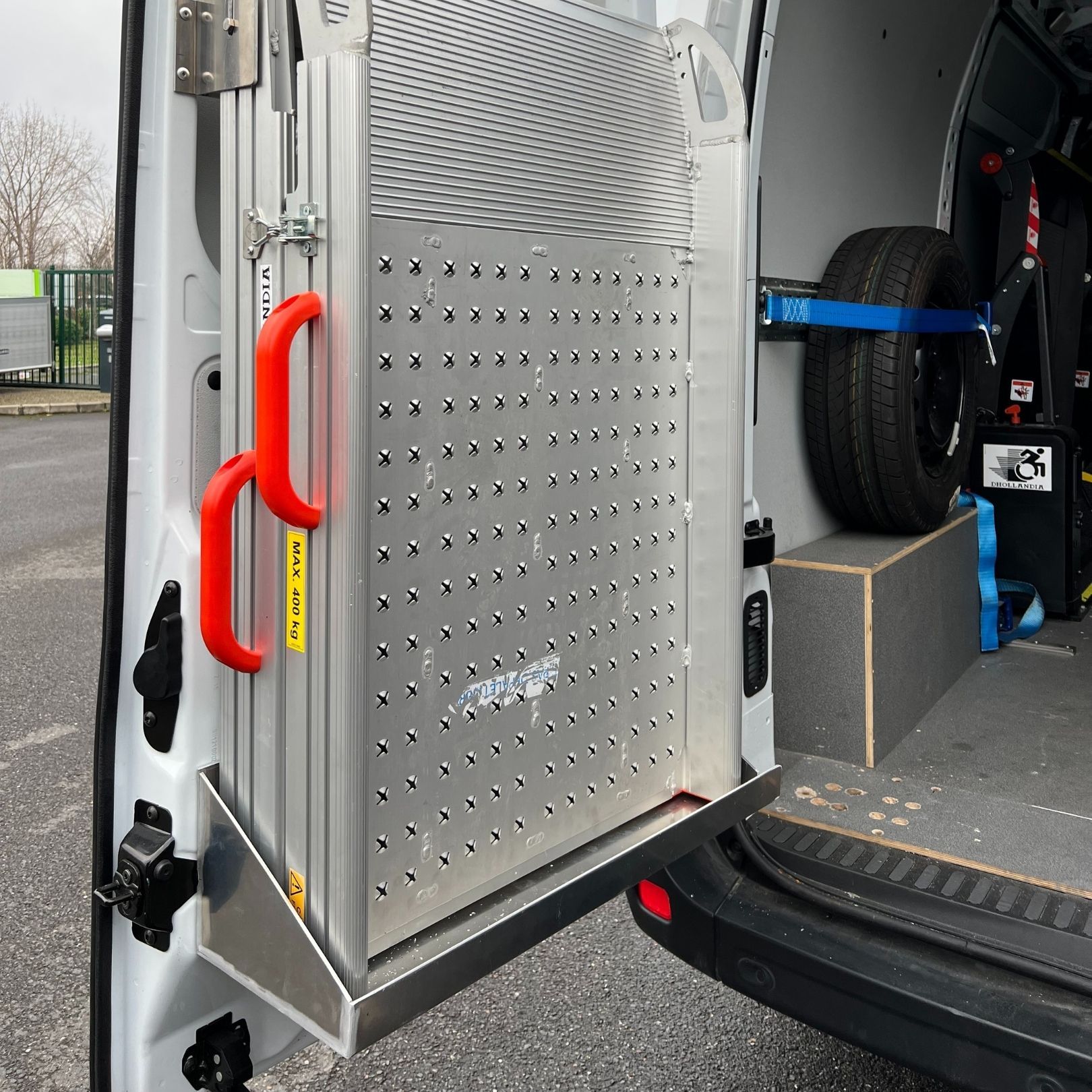 Rampe légère, amovible et portable - Sans fixation - jusqu'à 400 kg - DH-AI01 / AI02_3