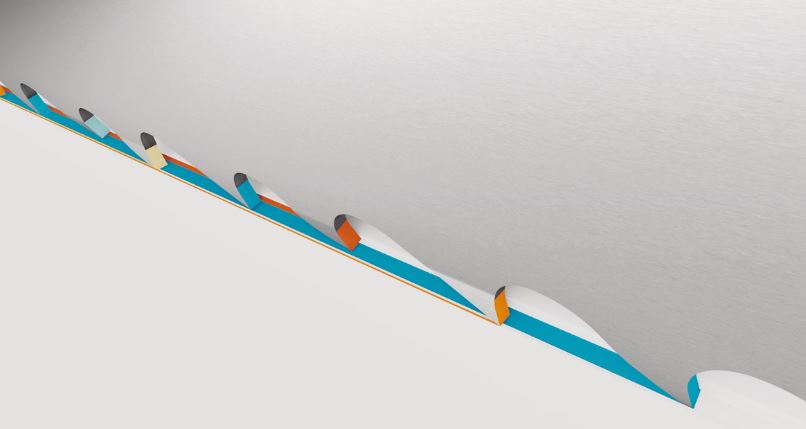 Lame de scie à ruban bimétal Sandflex® King Cobra™ PQ - coupe métaux alliages spéciaux - 4/6 dents/pouce - 0,9 mm x 27 mm - 3854-27-0.9-PQ-4/6_3