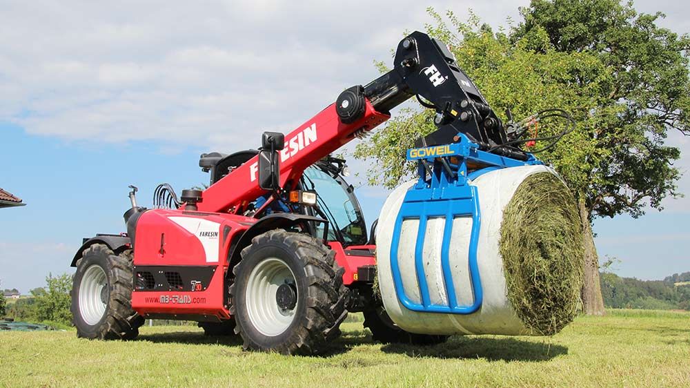 RBG - Pince pour balles rondes - Göweil - Poids : 190 kg - Diamètres de balles 1,10 à 1,60 m_3
