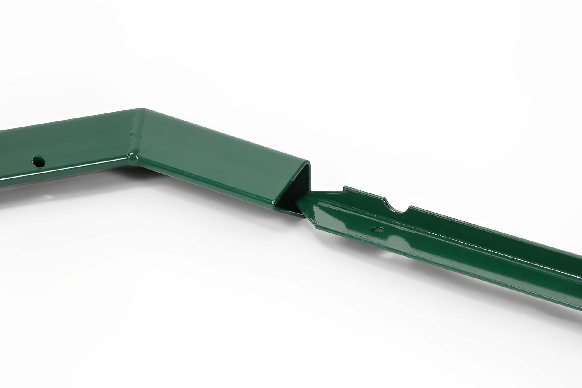 Accessoire pour renforcement de clôture avec pli vers l’intérieur