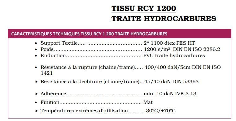 Réservoir souple pour éviter la pollution des sols