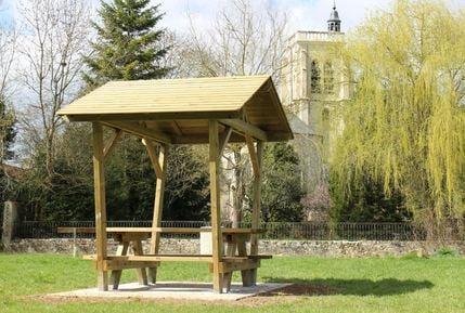 Table pique-nique avec ombrière_3