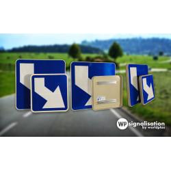 Balises et Balisettes de contournement d'îlot central J5 - Made in France - Conforme NF et CE - Visible à 250m_3