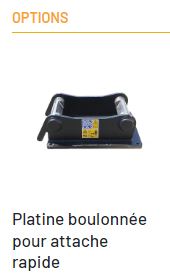 Disque de 800 mm pour pelles hydrauliques