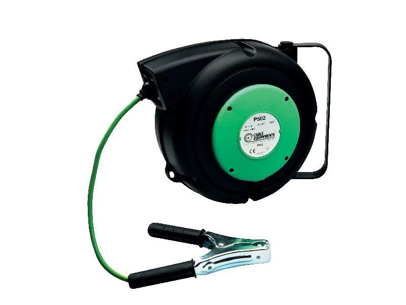 Enrouleur électrique à rappel automatique à ressort - P502 - 11m - IP42 - Certifié CE_3
