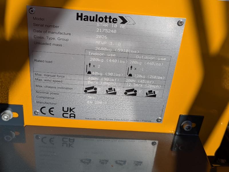 Nacelle verticale HAULOTTE star 10ae occasion_3