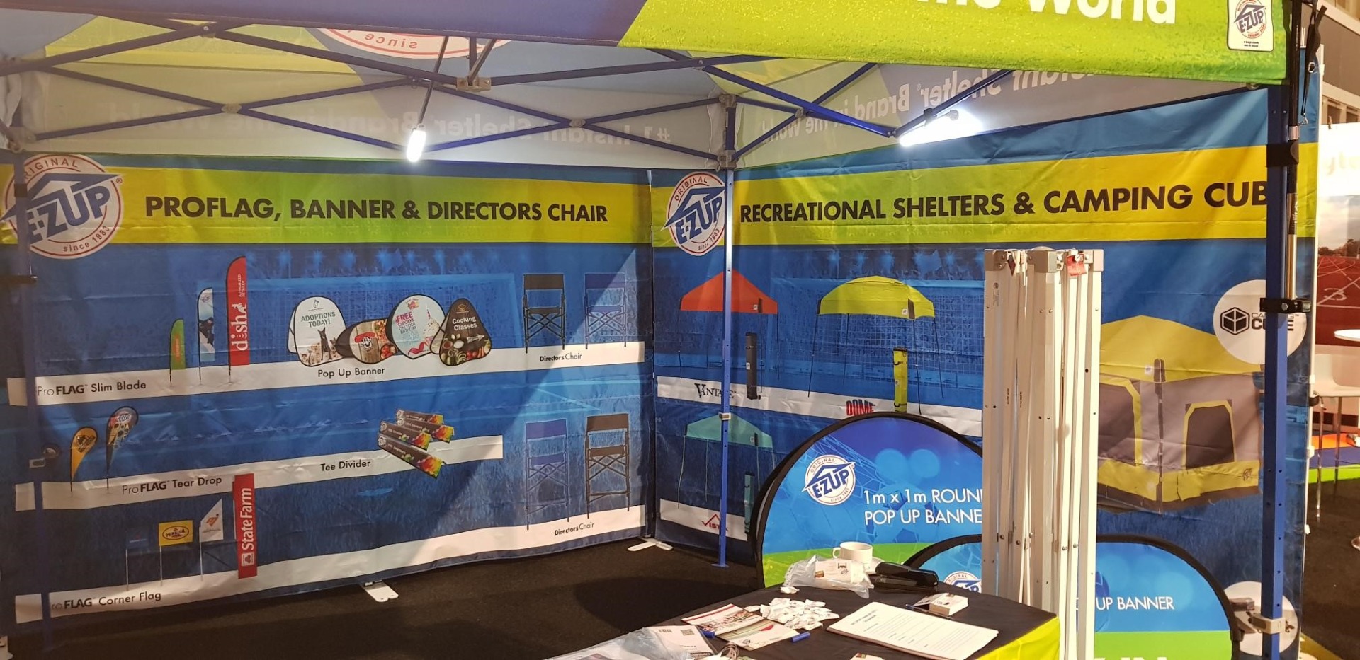 Tente publicitaire Eclipse™ 3x6 - E-Z UP - pour expositions, salons, événements en plein air et opérations marketing_3