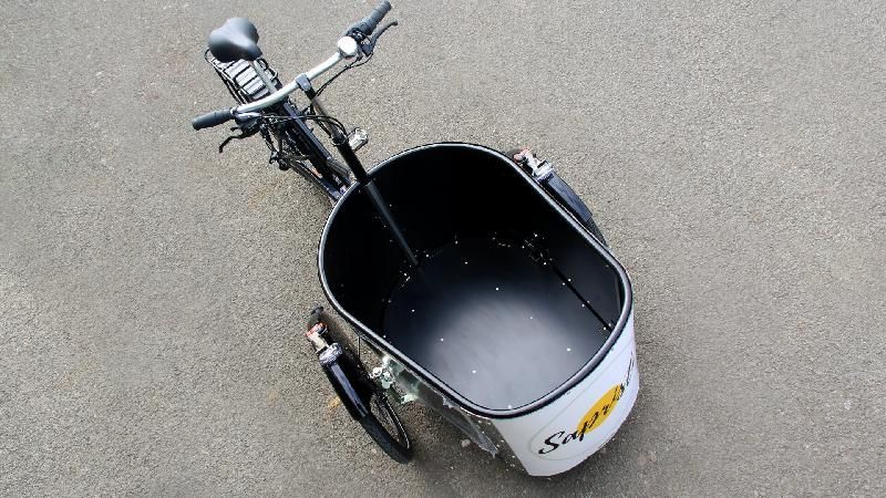 Triporteur électrique Nihola Cargo Single - 180L, 100kg, moteur Bafang 250W_3