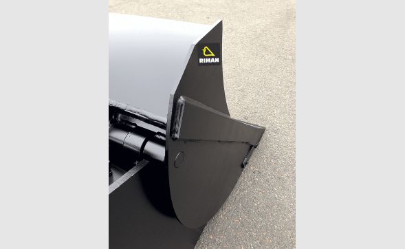 Godet à haut déversement Riman - reprise de matériaux : sable, gravier, terre, sel - 14 capacités de 442 à 806 L_3