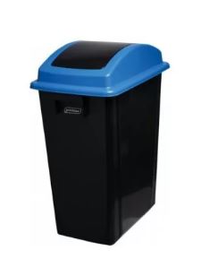 Poubelle de Tri Sélectif 40L - Polypropylène Recyclé à 50% - Couvercle Basculant en 3 Coloris - Idéale pour Espaces Étroits_3
