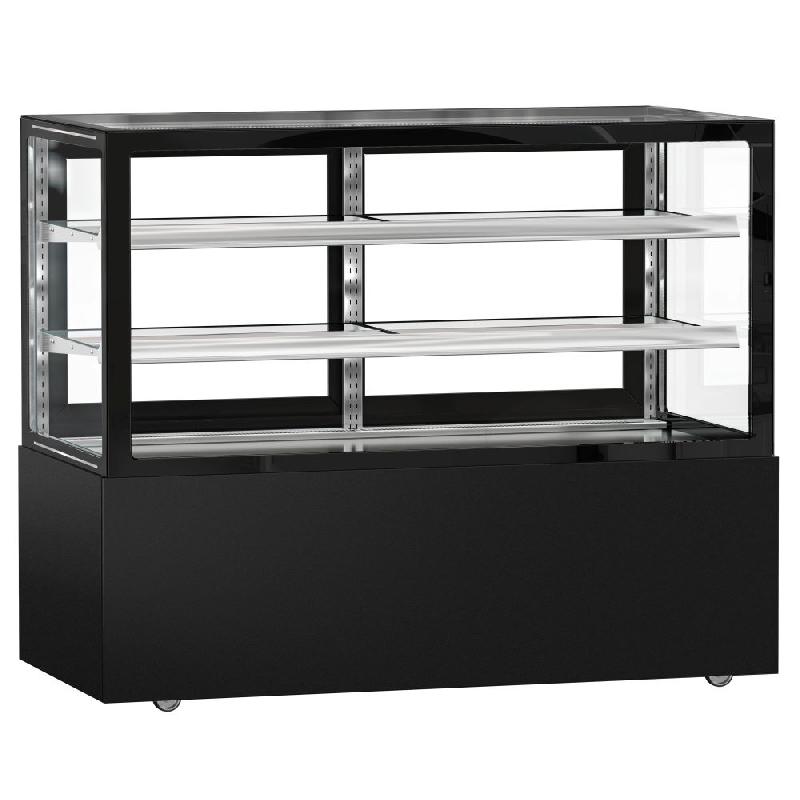 Vitrine réfrigérée pour pâtisserie MADRID - 1500 mm - 2 étagères - Noir_3