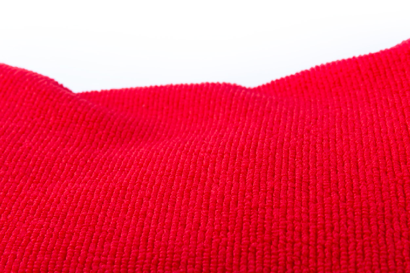 Serviette en microfibre - grande taille - 310 g/m² - couleur rouge - poids 470 g_3