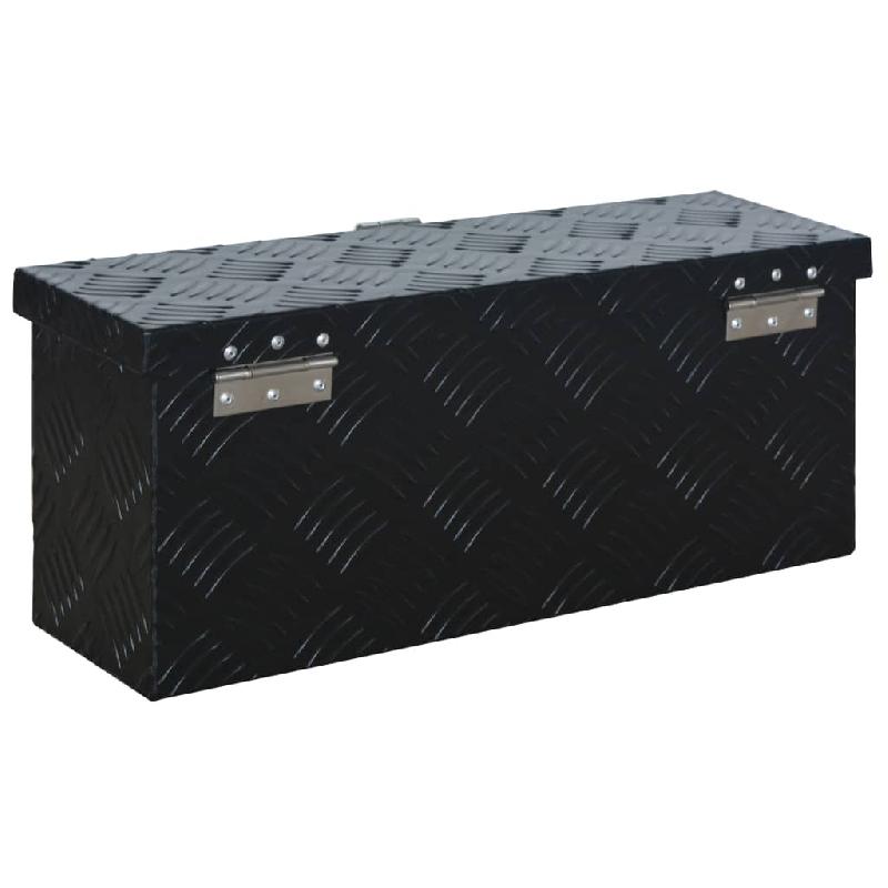 Vidaxl boîte en aluminium 485x140x200 mm noir 144845_3