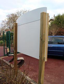 Vitrine incassable cadre bois et supports_3