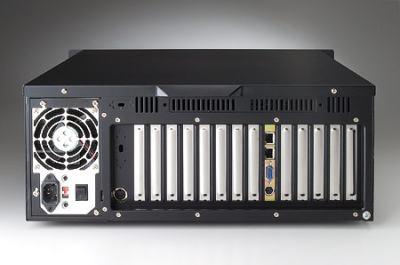 Châssis industriel 4U noir sans alimentation - 15 slots pour carte mère ATX - IPC-611MB-00C_3