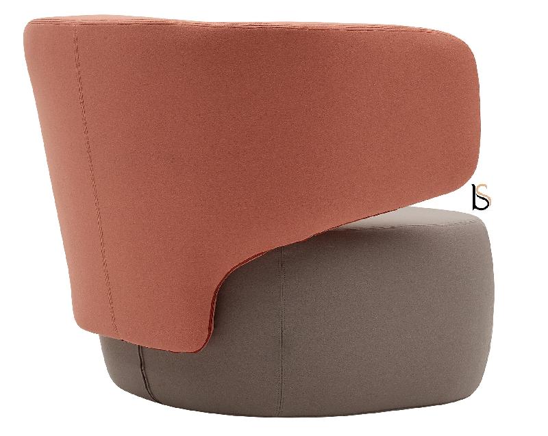 Sofa 1 place Basel - Softline - Feld marron 849_4