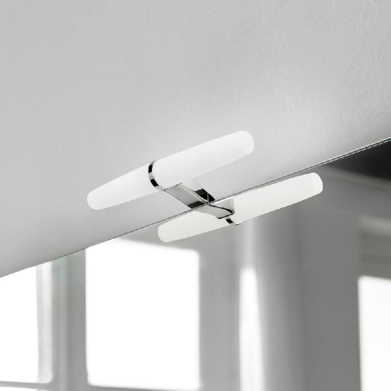 Spot LED pour miroir de salle de bain Gemini - chromé - IP44 - 230V AC - lumière blanc froid_3