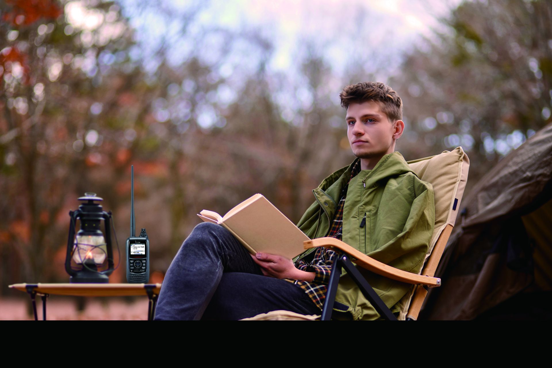 Récepteur radio IC-R15 avec carte Micro SD et charge USB-C