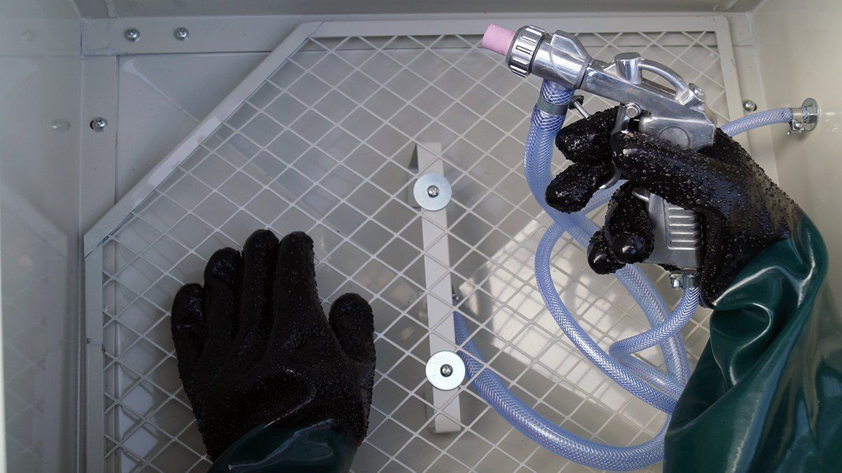 Sableuse atelier petit modèle - Ro-K-SAB - 90L, éclairage intérieur, garantie 5 ans_3