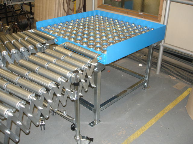 Table à billes - Acier - Pour objets à fond plat jusqu’à 60kg/m² - Déplacement multidirectionnel_3