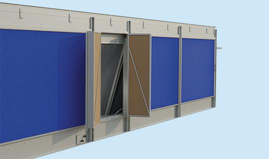 Tour de refroidissement adiabatique à conception optimisée, équipée d'un grand nombre de ventilateurs - Modèle TRF_3