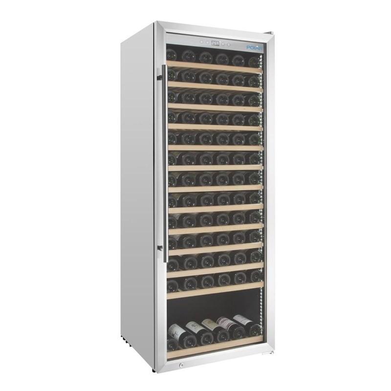 Cave à vin inox une zone Série G 118 bouteilles GM888 Polar_3