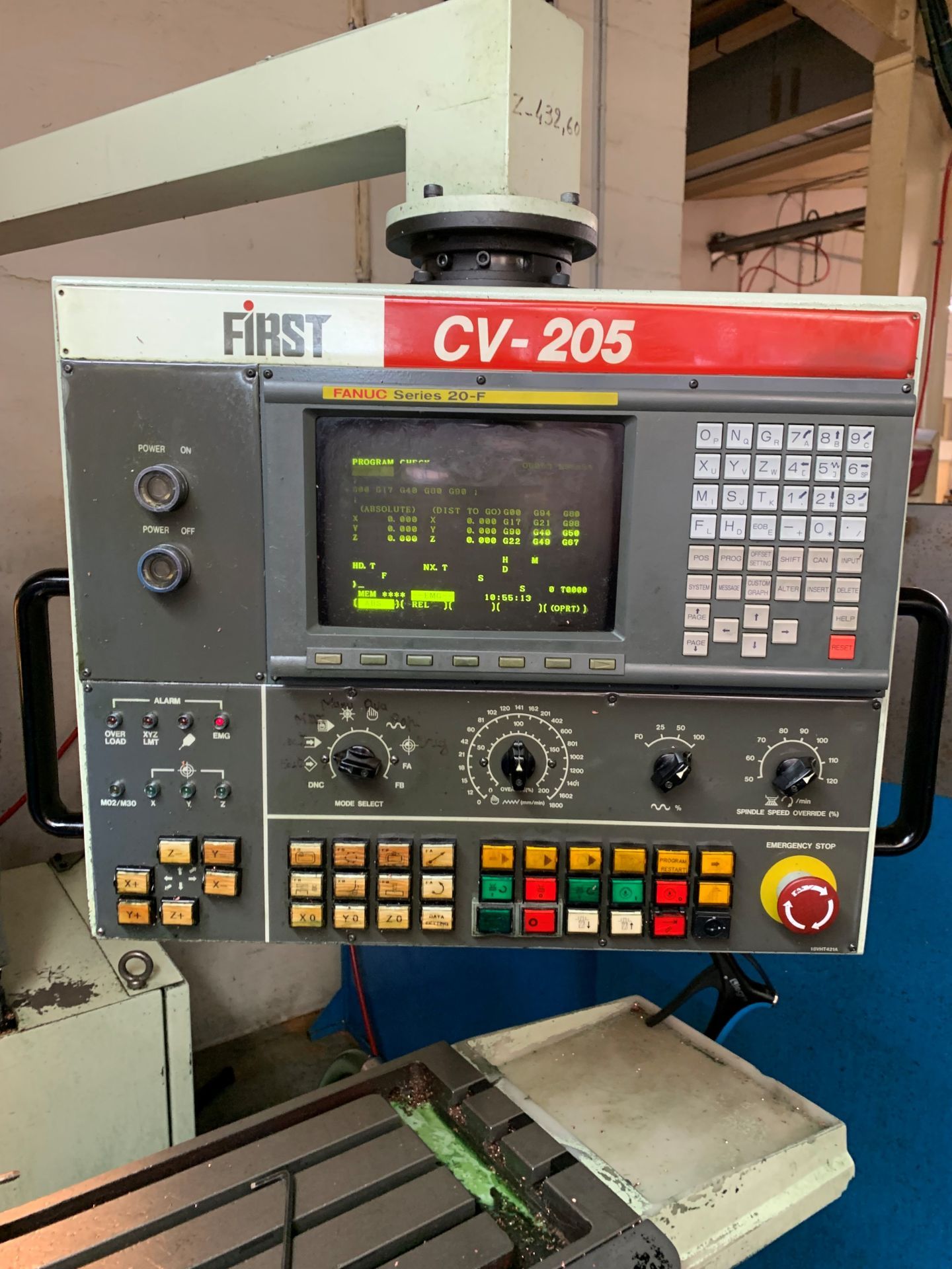 Fraiseuse CN FIRST - Occasion - Ref 3474 - Broche 3000 trs/min - Attachement BT40 - Courses X 650mm/Y 350mm/Z 400mm_3