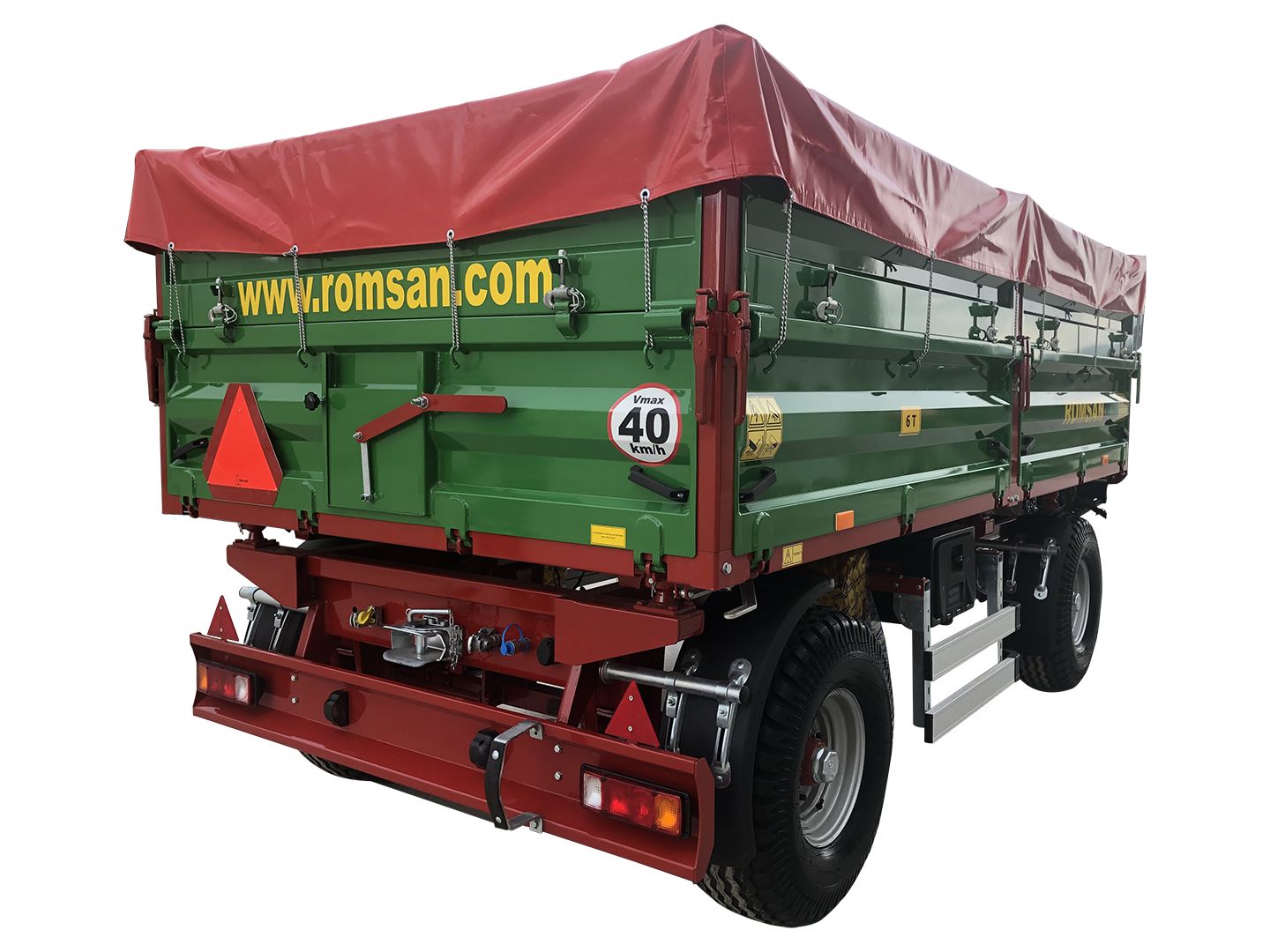 R 60 CSGA - Benne agricole à double essieu - Romsan - Capacité 6000 kg_3