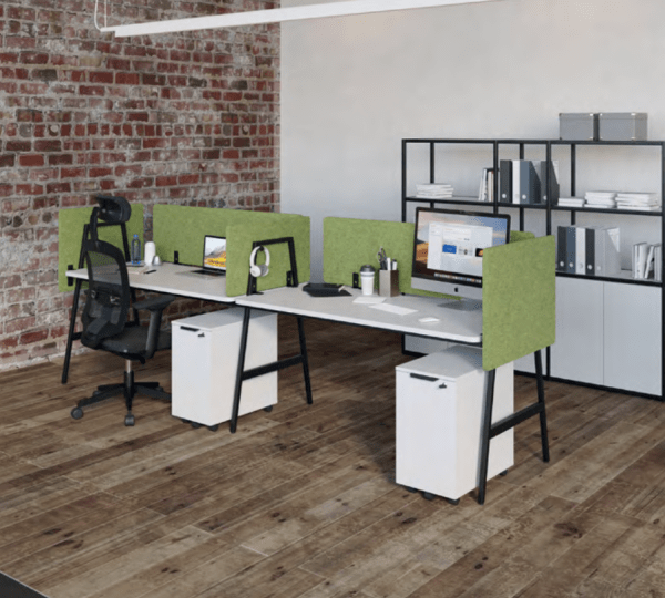 Bureaux individuels Alto - Buronomic - Design flexible et ergonomique avec piétements arche « A »_3