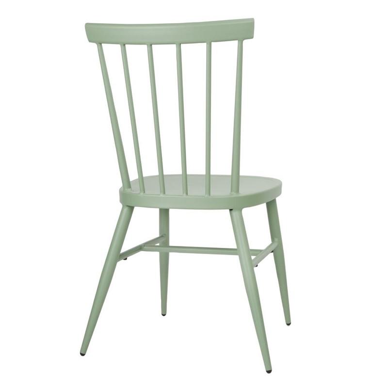 Chaises en aluminium Windsor vertes - Lot de 4 - DX687 | Bolero_3