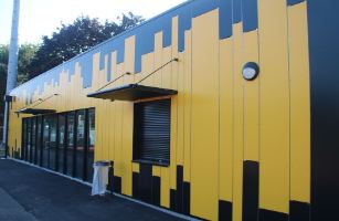 Club house de stade sur mesure - bardage composite aluminium - 216 m² - Noisy Le Sec (93)_3