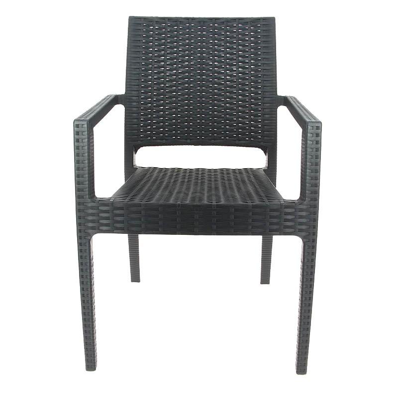 Fauteuil Porquerolles Baleares polypropylène - GRIS_3