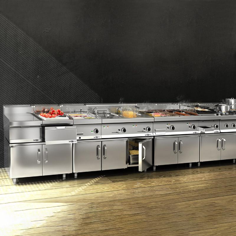 Grill à gaz en pierre de lave - 5,5 kW - Grille inclinable  - Mario 600 | GGM -GLGK46-E_3