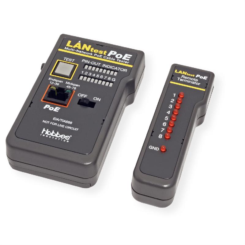 HOBBES LANtest Multinetwork Testeur de câble + PoE_3