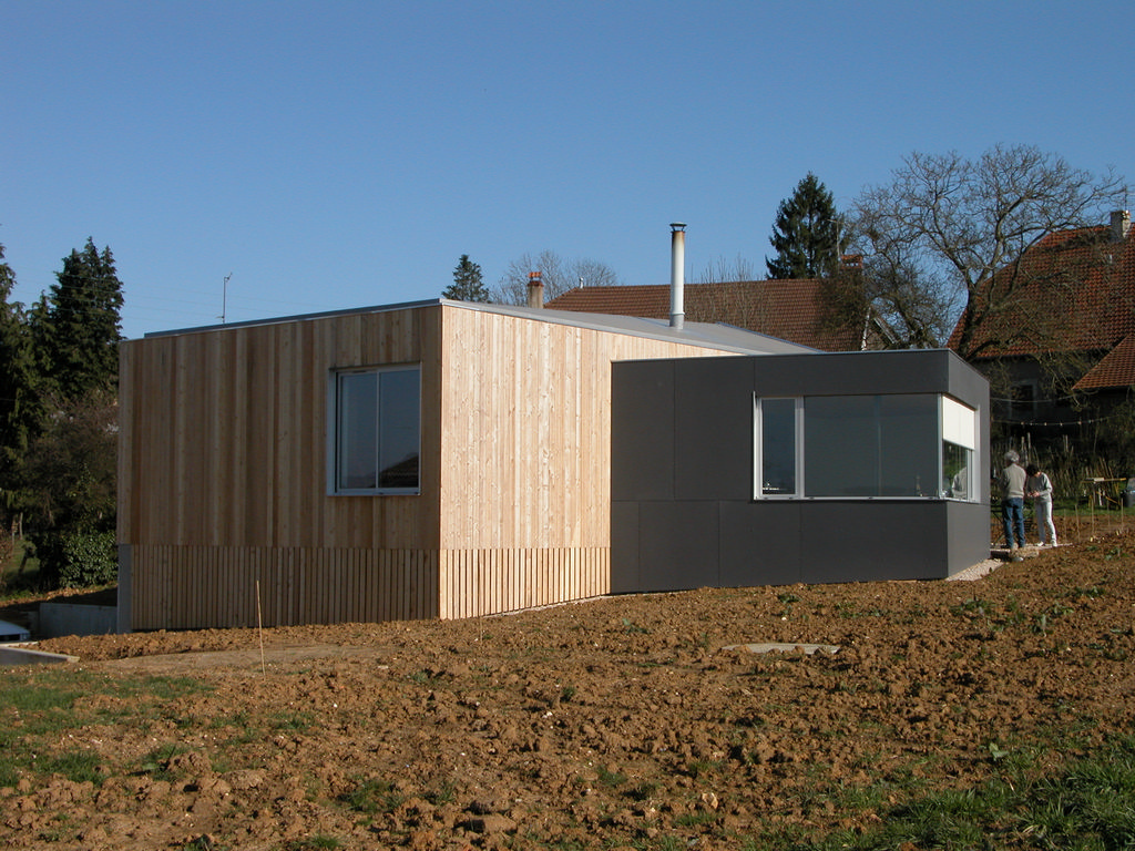 Maison à ossature en bois ANAIS - plain-pied avec sous-sol et toit double pente_4